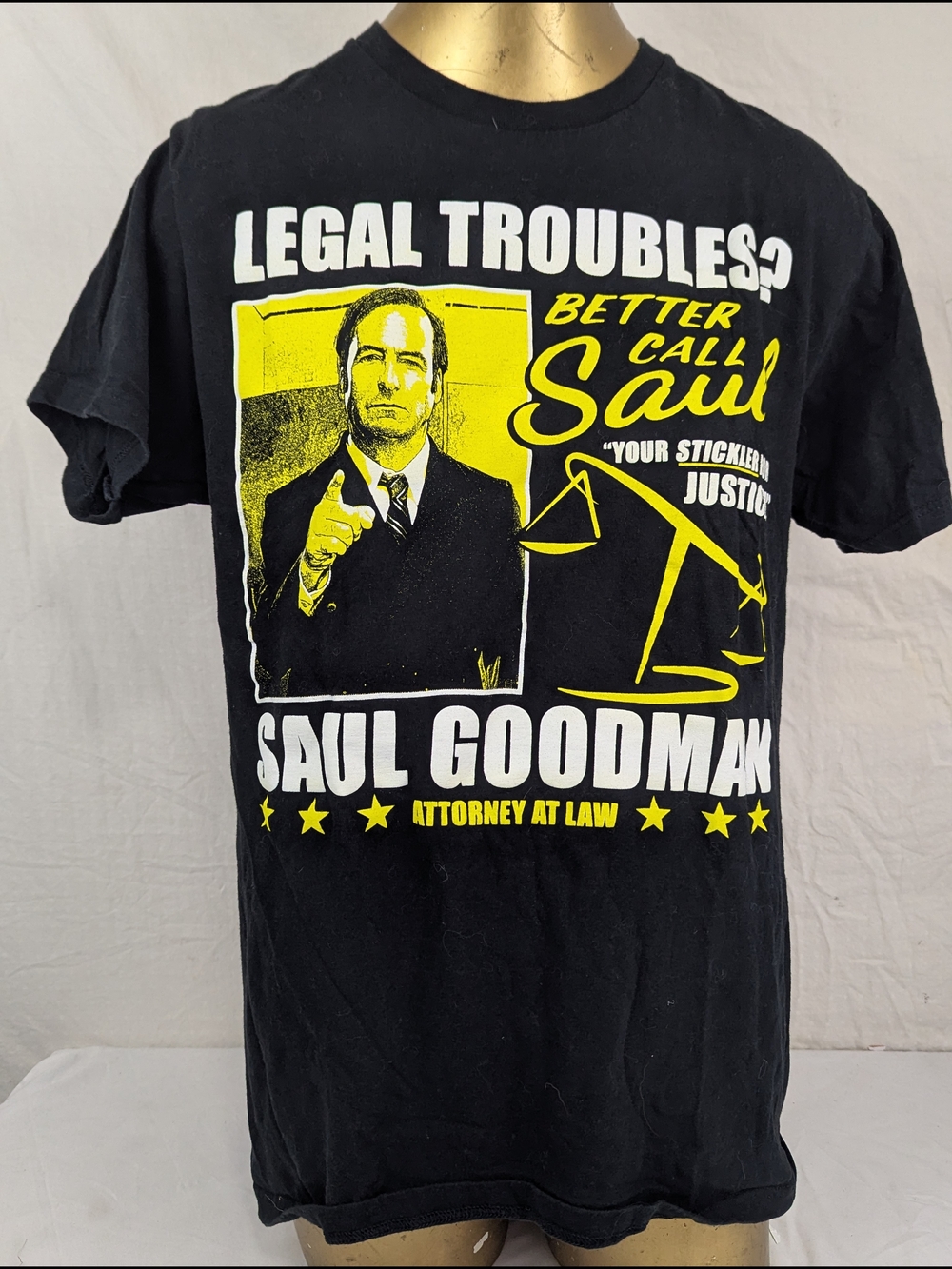 Breaking Bad Better Call Saul Lawyer Men's T-shirt Size Medium